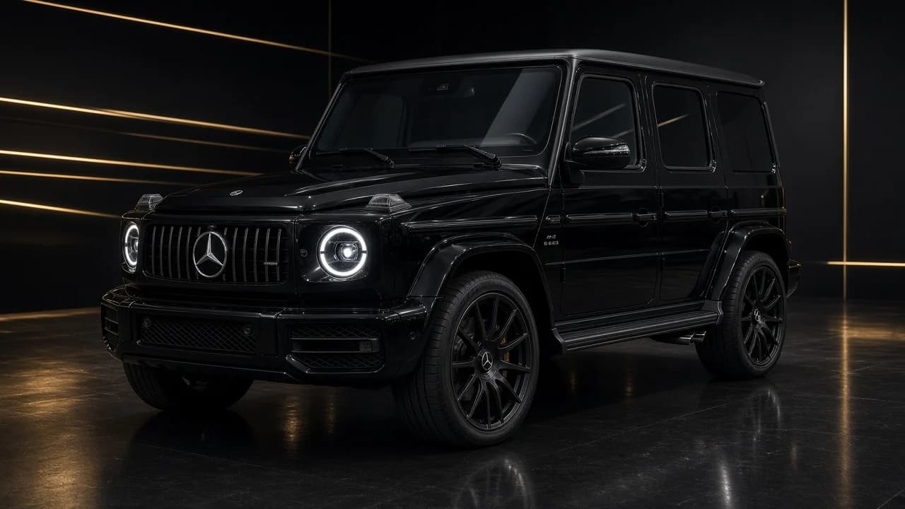 Mercedes-Benz G63 AMG Black / Matte for rent in Dubai