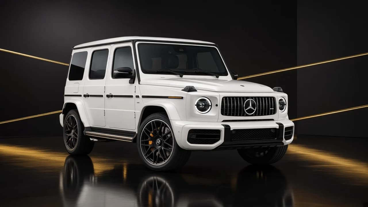 Mercedes-Benz G63 AMG White for rent in Dubai